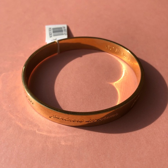 Kate Spade New York Best Friend Gold Bangle - Picture 2 of 4